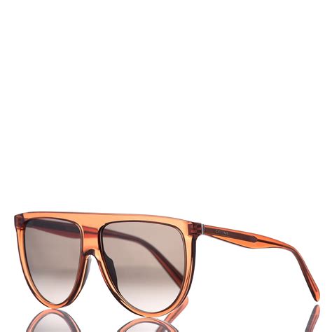 celine thin shadow sunglasses orange|authentic Celine sunglasses.